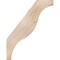 Ekena Millwork 3 1/2"W x 22"D x 28"H Funston Smooth Knee Brace, Douglas Fir BRC04X22X28FST00SDF - alternate 2